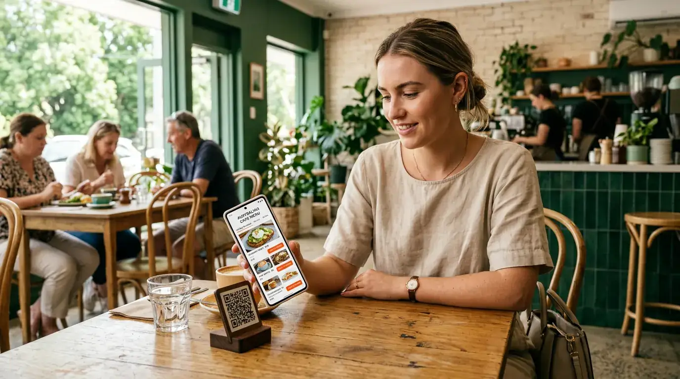 QR menus + table ordering: Update prices without reprinting.